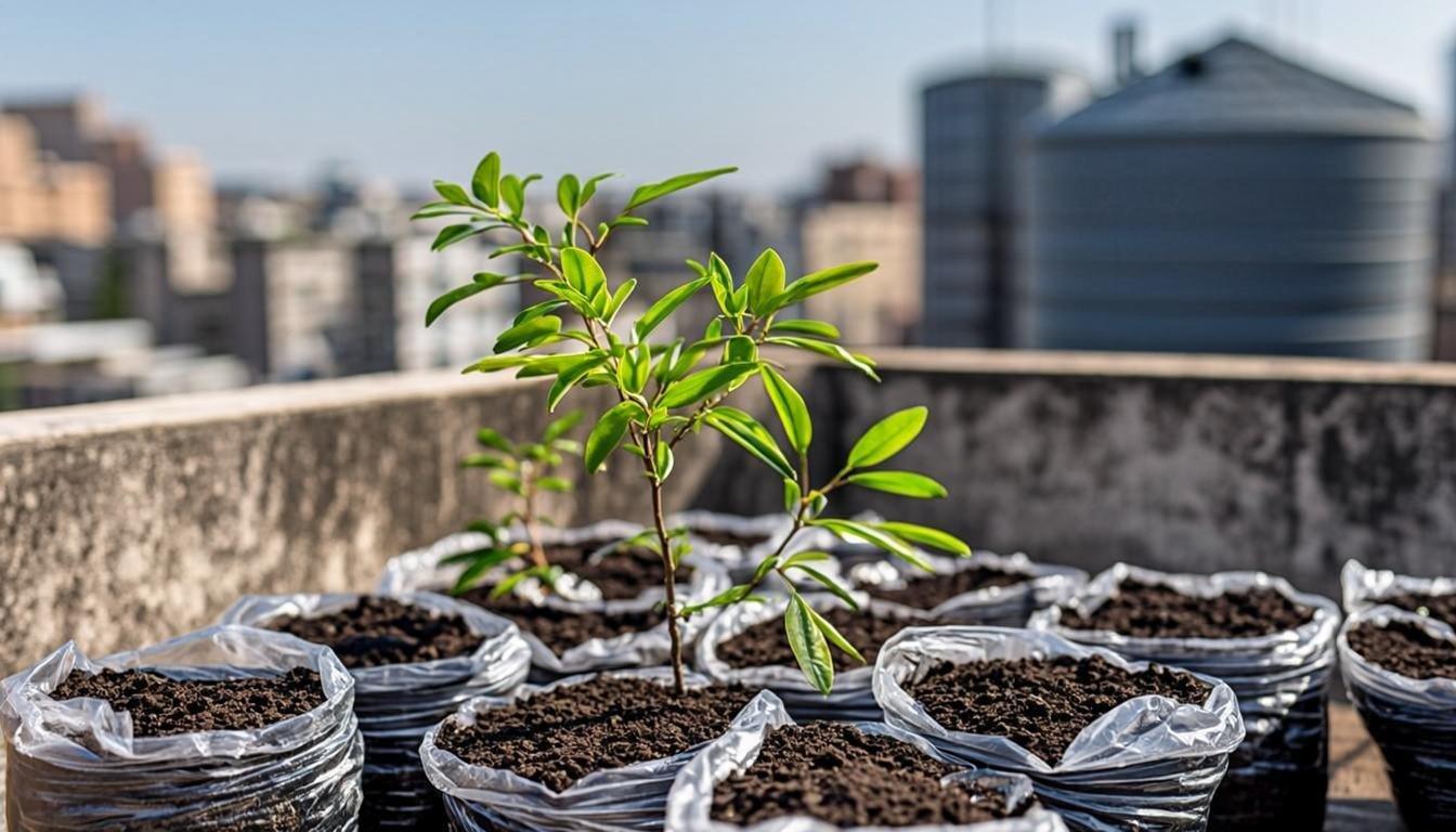 Mini Nursery Project — Rooftop Sapling Growing